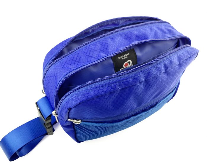 square CHEESE 4L shoulder bag blue_3