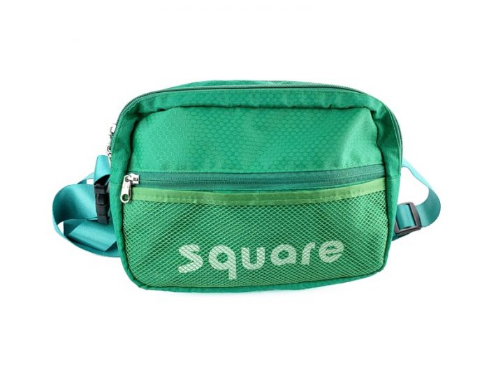 square CHEESE 4L shoulder bag green_1