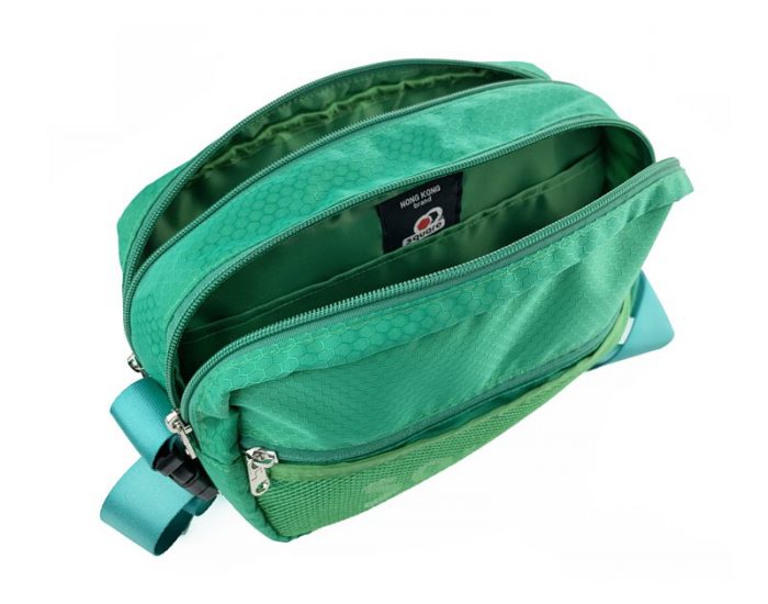 square CHEESE 4L shoulder bag green_2