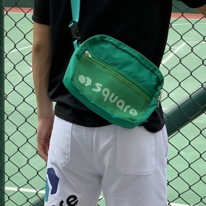 square CHEESE 4L shoulder bag green_7