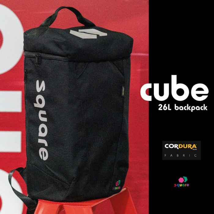 square CUBE2 (26L) Backpack Black-10