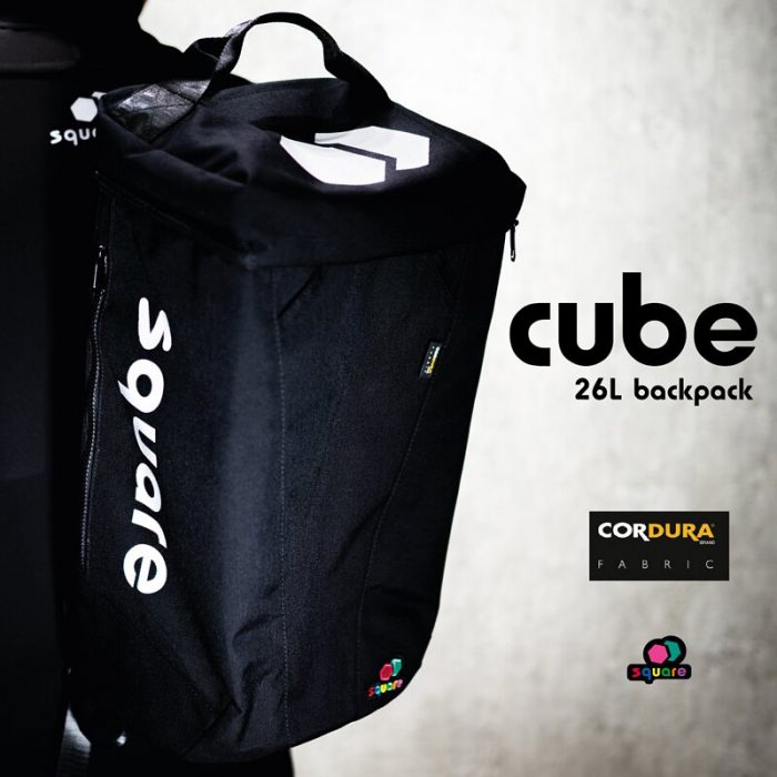 square CUBE2 (26L) Backpack Black-2