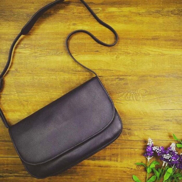 simple.she genuine leather light weight shoulder bag Crossbody bag